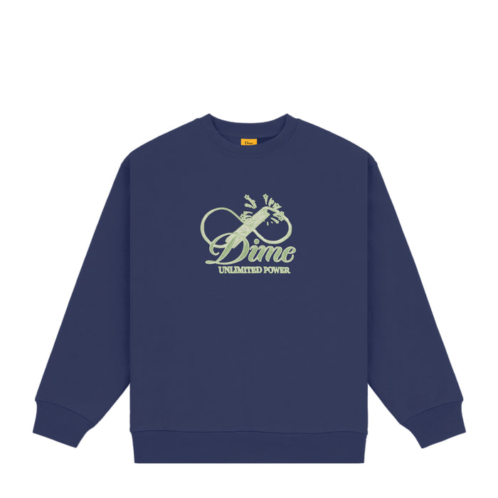 Dime Cursive Power Crewneck