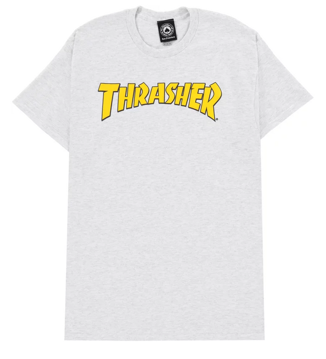 Thrasher Cover Logo T-Shirt Ash Grey