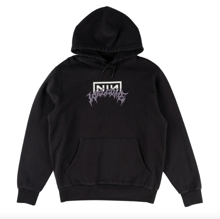 Welcome x Nine Inch Nails Eraser Pigment Dyed Puff Print Hoodie