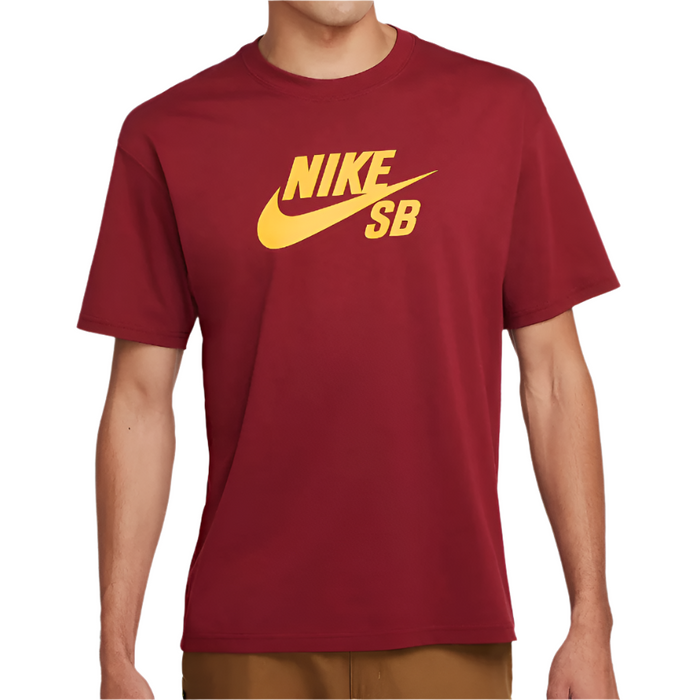 Nike SB Men's Logo Skate T-Shirt - Team Red