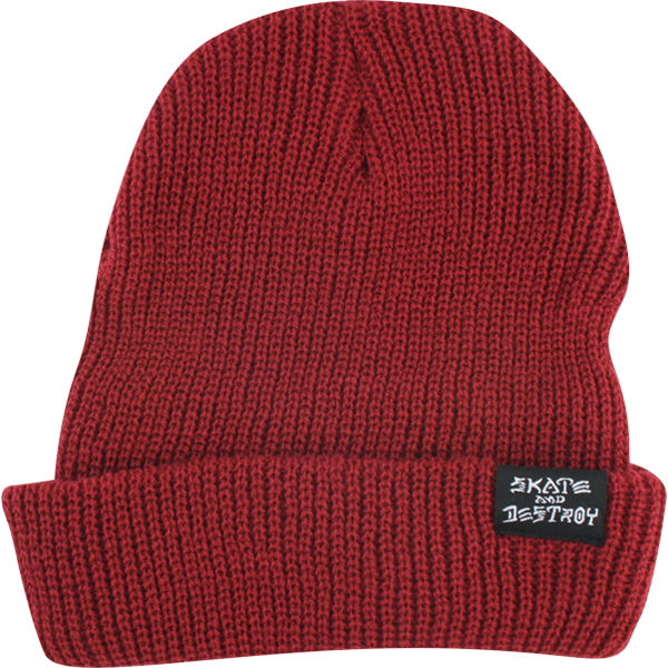 Thrasher Skate & Destroy Beanie Maroon