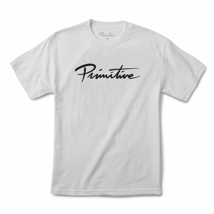 Primitive Nuevo Script Core T-Shirt - White
