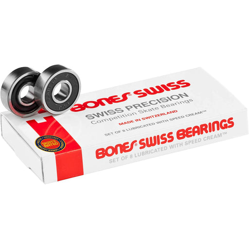 Bones Swiss Bearings (8 Pack) - INNERCITY DECK SUPPLY