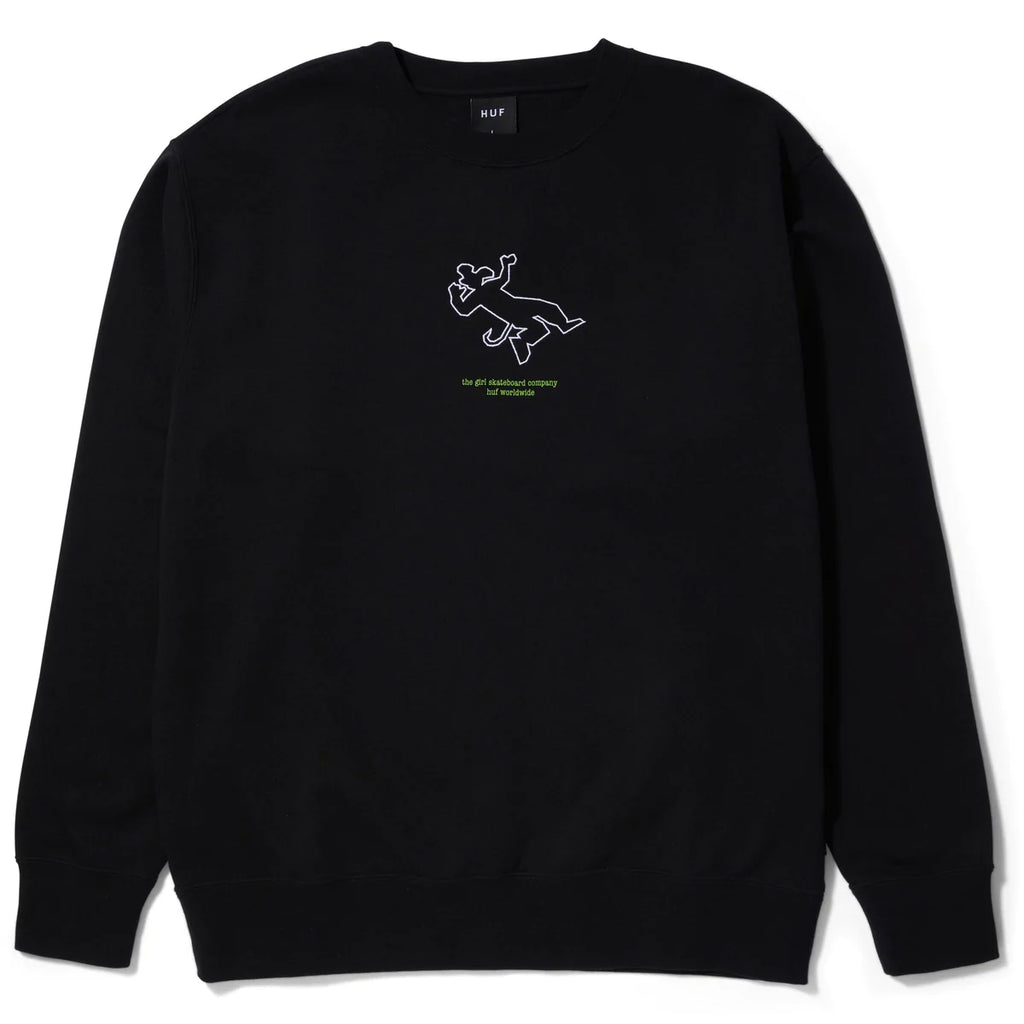 HUF x Crailtap Outlined Crewneck Innercity Skateshop