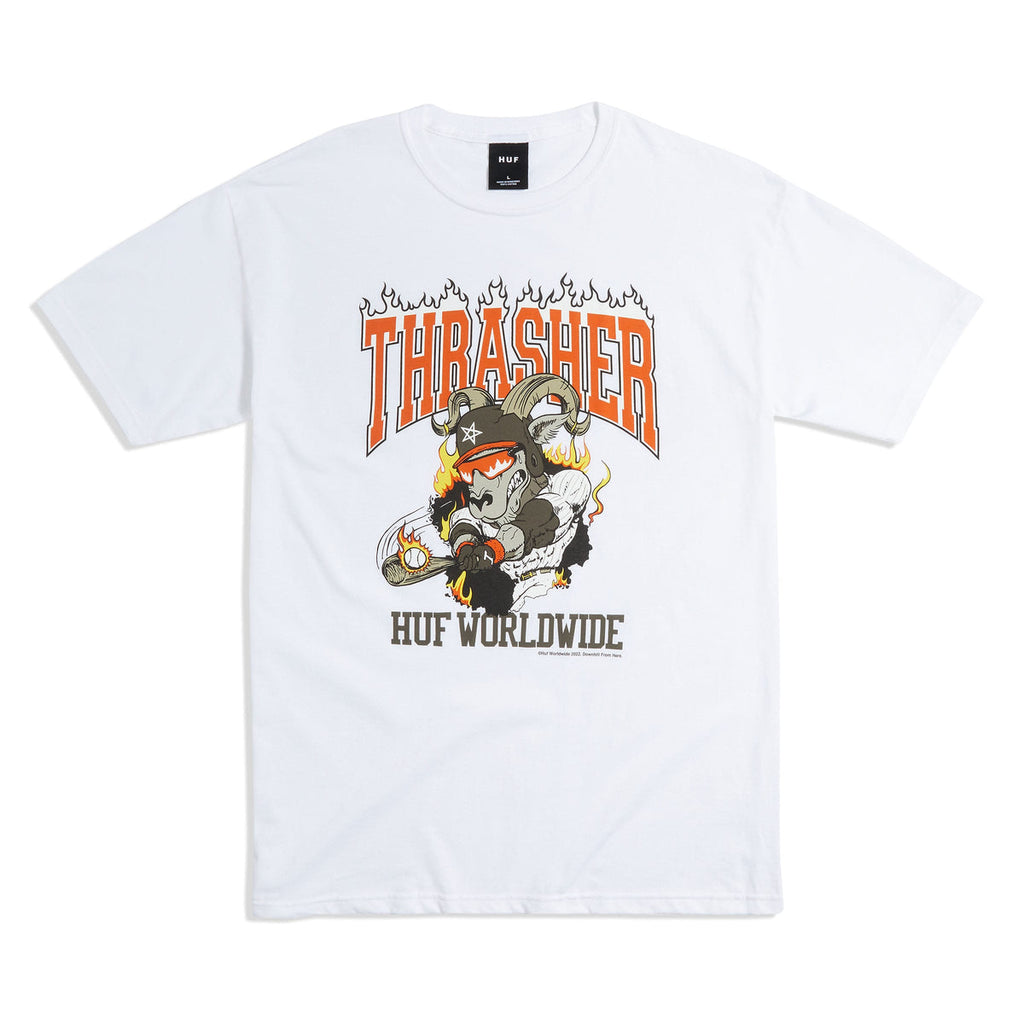 タイムセール 半額 x HUF Thrasher Skateshop Innercity — T-Shirt Rincon トップス