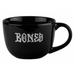 Bones Stitch Black Mug