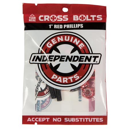 Independent Cross Bolts Hardware - Red