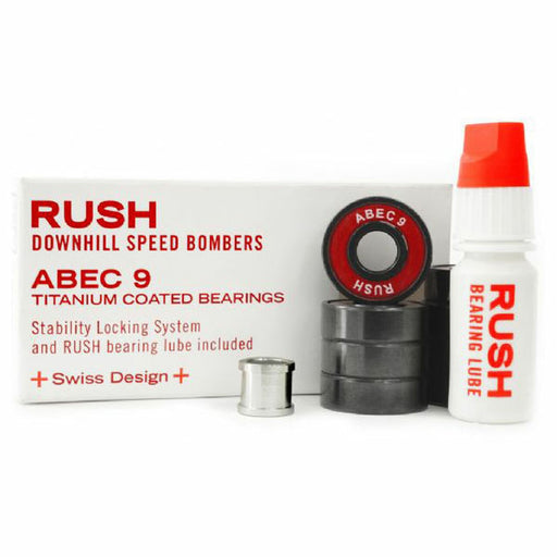 Rush ABEC 9 Speed Bombers Bearings (8 Piece) - INNERCITY DECK SUPPLY